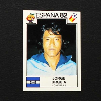 Espana 82 Nr. 360 Panini Sticker Jorge Urquia Urquia