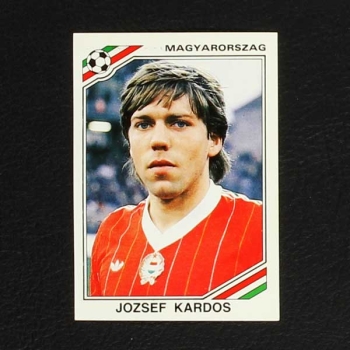 Mexico 86 Nr. 208 Panini Sticker Jozsef Kardos