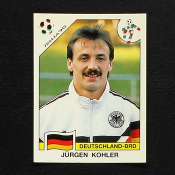 Italia 90 No. 253 Panini sticker Jürgen Kohler