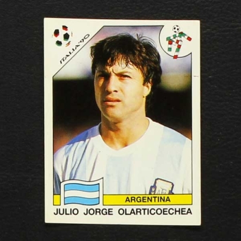 Italia 90 Nr. 122 Panini Sticker Julio Jorge Olarticoechea