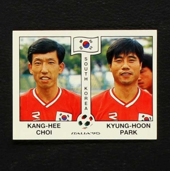 Italia 90 Nr. 318 Panini Sticker K. Choi - Park