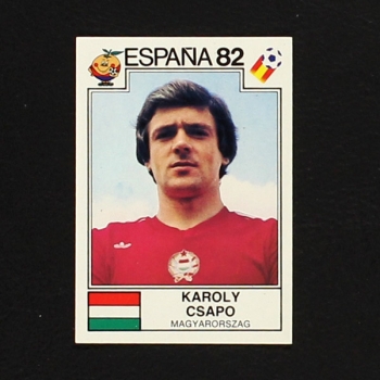 Espana 82 Nr. 193 Panini Sticker Karoly Csapo