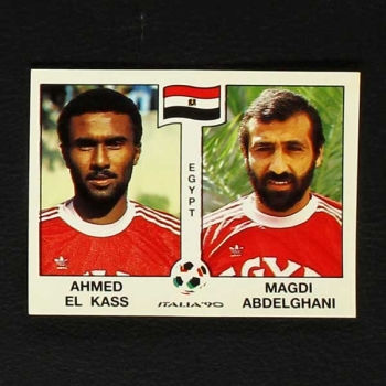 Italia 90 Nr. 445 Panini Sticker Kass - Abdelghani