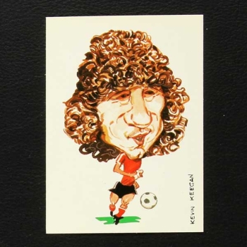 Kevin Keegan Bergmann Sticker Fußball 83 Karikatur