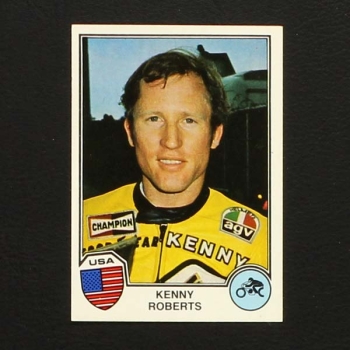 Kenny Roberts Panini Sport Superstars Sticker - Motorrad