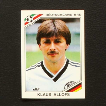 Mexico 86 Nr. 308 Panini Sticker Klaus Allofs