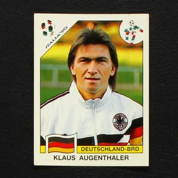 Italia 90 No. 254 Panini sticker Klaus Augenthaler