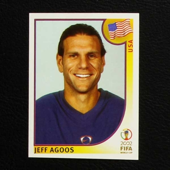 Korea Japan 2002 No. 280 Panini sticker Jeff Agoos