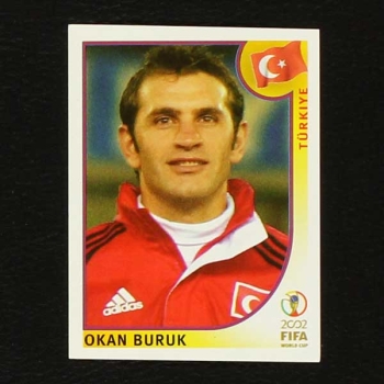 Korea Japan 2002 No. 197 Panini sticker Okan Buruk