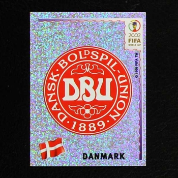 Korea Japan 2002 Nr. 080 Panini Sticker Danmark Wappen