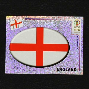 Korea Japan 2002 No. 422 Panini sticker England badge