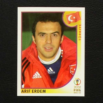 Korea Japan 2002 No. 203 Panini sticker Arif Erdem