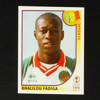 Korea Japan 2002 Nr. 057 Panini Sticker Khalilou Fadiga