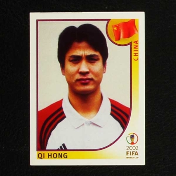 Korea Japan 2002 No. 215 Panini sticker Qi Hong