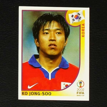 Korea Japan 2002 Nr. 252 Panini Sticker Ko Jong-Soo