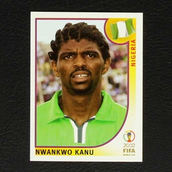 Korea Japan 2002 No. 418 Panini sticker Kanu