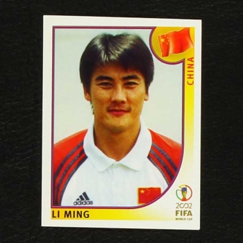 Korea Japan 2002 No. 213 Panini sticker Li Ming