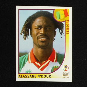 Korea Japan 2002 Nr. 050  Panini Sticker Alassane N'Dour