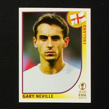 Korea Japan 2002 Nr. 426 Panini Sticker Gary Neville