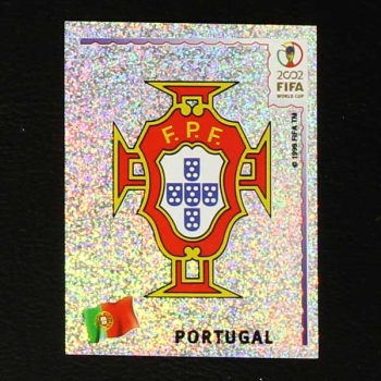 Korea Japan 2002 No. 296 Panini sticker Portugal badge