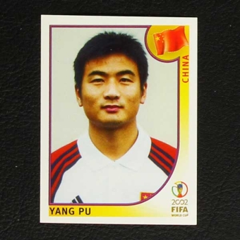 Korea Japan 2002 Nr. 209 Panini Sticker Yang Pu