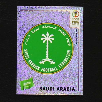 Korea Japan 2002 No. 332 Panini sticker Saudi Arabien badge