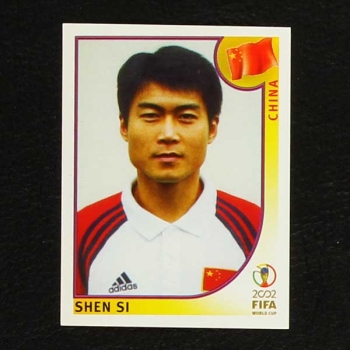 Korea Japan 2002 No. 214 Panini sticker Shen Si