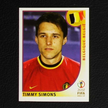 Korea Japan 2002 Nr. 559 Panini Sticker Timmy Simons