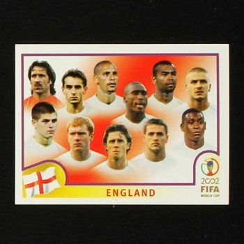 Korea Japan 2002 Nr. 421 Panini Sticker Team England