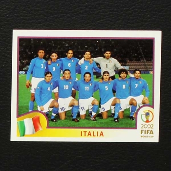 Korea Japan 2002 Nr. 457 Panini Sticker Team Italia