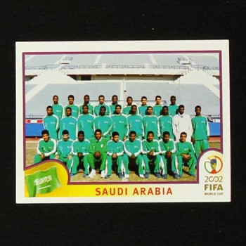 Korea Japan 2002 Nr. 331 Panini Sticker Team Saudi Arabien