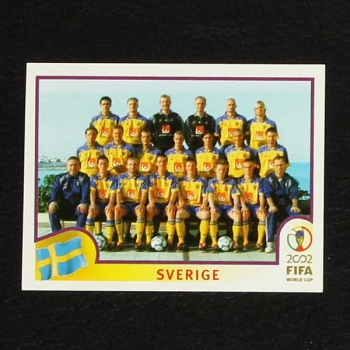 Korea Japan 2002 Nr. 439 Panini Sticker Team Sverige