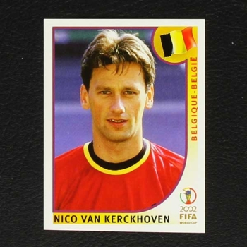 Korea Japan 2002 Nr. 557 Panini Sticker Van Kerckhoven