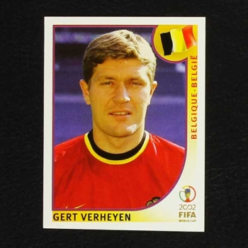 Korea Japan 2002 Nr. 563 Panini Sticker Verheyen