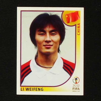 Korea Japan 2002 No. 211 Panini sticker Weifeng