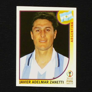 Korea Japan 2002 No. 392 Panini sticker Zanetti