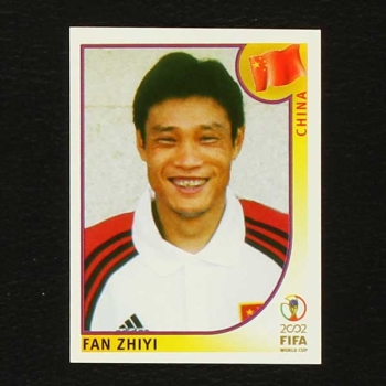 Korea Japan 2002 No. 212 Panini sticker Fan Zhiyi