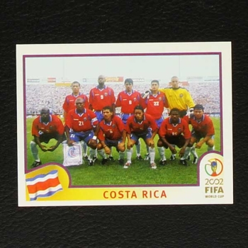 Korea Japan 2002 No. 223 Panini sticker team Costa Rica