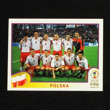 Korea Japan 2002 No. 259 Panini sticker team Polska