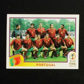 Korea Japan 2002 No. 295 Panini sticker team Portugal