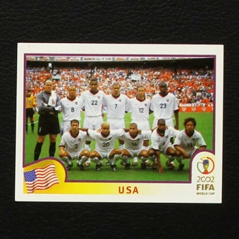 Korea Japan 2002 No. 277 Panini sticker team USA