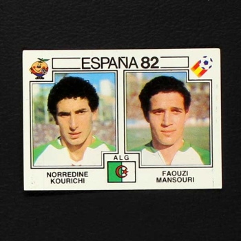 Espana 82 Nr. 104 Panini Sticker Kourichi / Mansouri