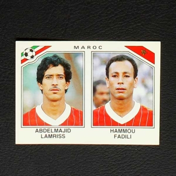 Mexico 86 Nr. 422 Panini Sticker Lamriss - Fadili