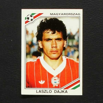 Mexico 86 Nr. 216 Panini Sticker Laszlo Dajka