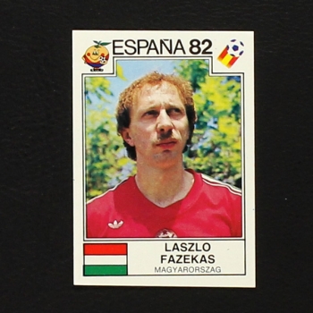 Espana 82 Nr. 195 Panini Sticker Laszlo Fazekas