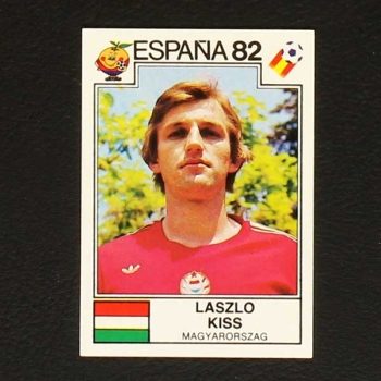 Espana 82 No. 196 Panini sticker Laszlo Kiss