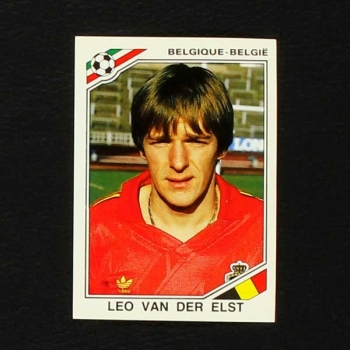 Mexico 86 Nr. 136 Panini Sticker Leo van der Elst