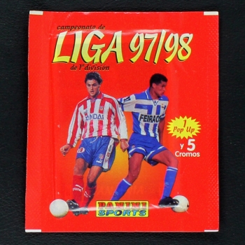 Liga 97/98 Panini Spanien Sticker Tüte