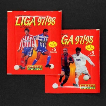 Liga 97/98 Panini Spanien Sticker Tüte