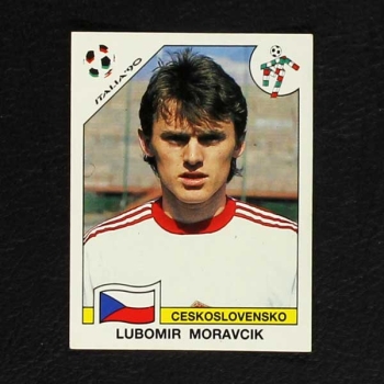 Italia 90 Nr. 089 Panini Sticker Lubomir Moravcik